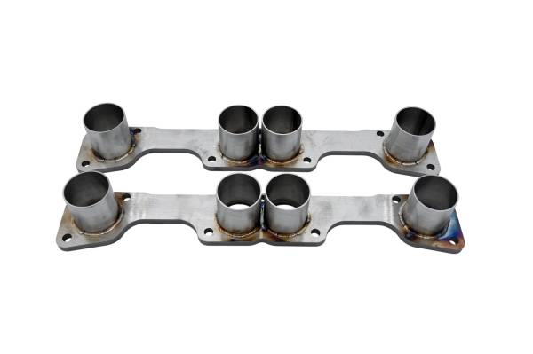 Small Block Chevy Close Port Stahl Pattern Mild Steel Header Flange Kit