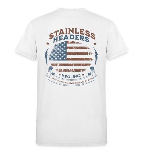 SHM Old Glory T-Shirt- White Back