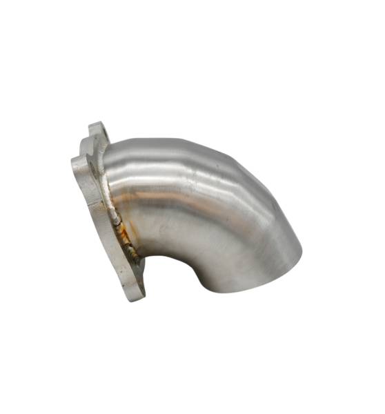 Stainless 4 1/2" Oval Turn Down- 90 Degree