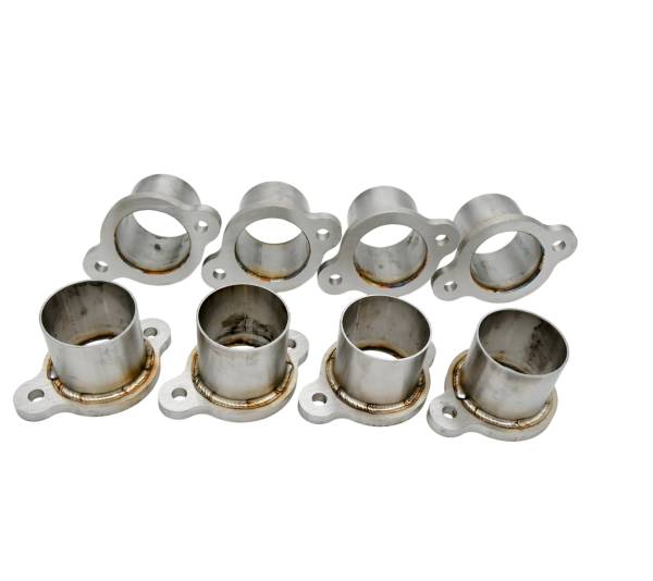 Big Block Chevy Single Port Welded Stainless Steel Header Flange Kit-Set of (8)