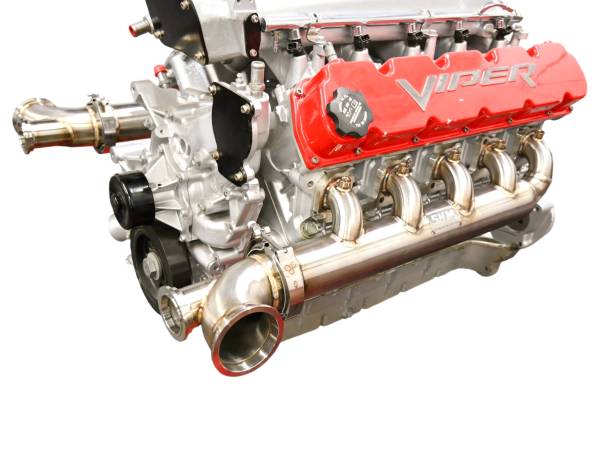 Dodge Viper V-10 Turbo Headers-Straight Exit (Shown with EGT Bungs)