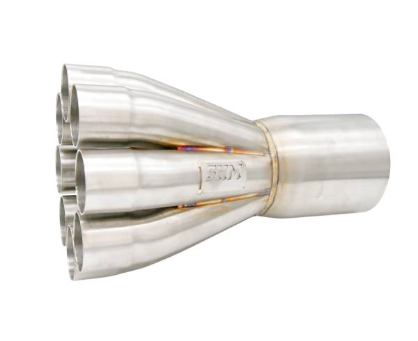 Transitional Exit: 2 1/2" Primary 8 into 1 Performance Merge Collector-16ga 304ss