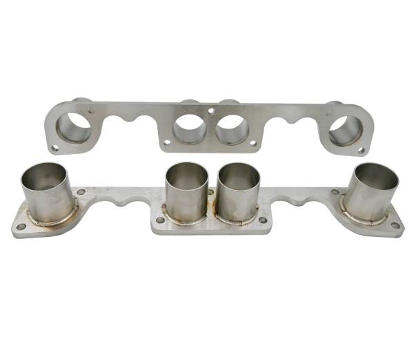 Small Block Chevy Spread Port Stahl Pattern Welded Stainless Steel Header Flange Kit
