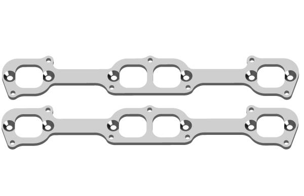 Small Block Chevy Stahl Pattern Adapter Plates- Stainless Steel; 18 Degree Heads