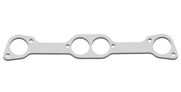 Pontiac 389/400/428/455 Ram Air IV Round Port Stainless Header Flange: 2" Port