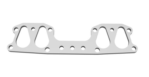 Toyota 22R/22RE 2.4L SOHC- Keyhole Port Stainless Header Flange