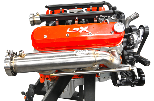 Chevrolet Gen III/IV LS Stainless Marine Exhaust Manifolds