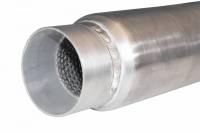 Aluminum Components- Round - Aluminum Mufflers + Resonators - Aluminum Bullet Racemufflers
