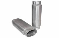 Aluminum - Aluminum Components- Oval - Performance Aluminum Oval Mufflers