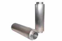 Aluminum Components- Round - Aluminum Mufflers + Resonators - Aluminum PowerMufflers