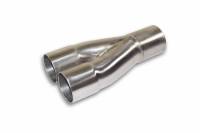 321 Stainless Steel Merge Collectors - 16ga 321 Stainless Merge Collectors (.065") - 2 into 1 321 Stainless Steel Performance Merge Collectors