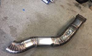 Custom Oval Pie Cut Exhaust Cover