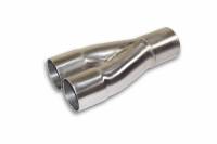 321 Stainless Steel Merge Collectors - 18ga 321 Stainless Merge Collectors (.049") - 2 into 1 321 Stainless Steel Performance Merge Collectors-18ga (.049")