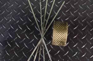 Stainless Headers - Titanium 2" x 25' Roll w/5 Stainless Steel Zip Ties - Image 3