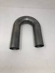 Surplus + FireSale - FireSale Components and Materials - Stainless Headers - 2 3/8" x 3" CLR x 180 Degree 304 Stainless Mandrel Bends: B-List