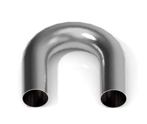 Surplus + FireSale - FireSale Components and Materials - Stainless Headers - 2 3/4" x 4" CLR x 180 Degree 316 Stainless Mandrel Bend- FireSale