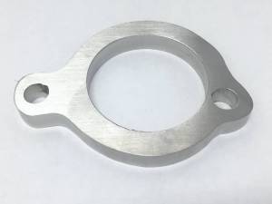 Small Block Ford-Cleveland 2BBl/4BBL Round Single Port Stainless Header Flange