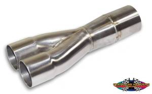 Stainless Headers - 2 3/8" Primary 2 into 1 Performance Merge Collector-16ga 304ss - Image 3