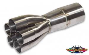 Stainless Headers - 1 1/2" Primary 5 into 1 Performance Merge Collector-16ga 321ss - Image 3