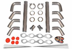 Stainless Headers - 5" Bore Space Big Block Chevy Turbo Manifold Build Kit - Image 1