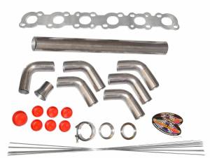 Custom Header Build Kits - Custom Turbo Manifold Build Kits - Stainless Headers - Nissan RB25 Front-Mount Turbo Manifold Build Kits