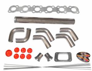 Custom Header Build Kits - Custom Turbo Manifold Build Kits - Stainless Headers - Nissan RB25 Side-Mount Turbo Manifold Build Kit