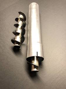 Stainless Headers - Pair of 3.00" x 14" Spiral Turbo Baffles - Image 1