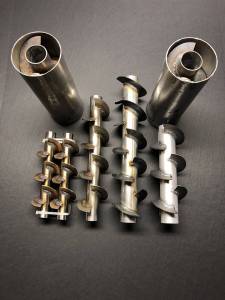 Stainless Headers - Pair of 3.00" x 14" Spiral Turbo Baffles - Image 2