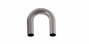 Stainless Headers - 2.375" OD x 180 Degree U-Bend x 4.0" CLR CP2 Titanium Mandrel Bend- 0.040" Thick - Image 1