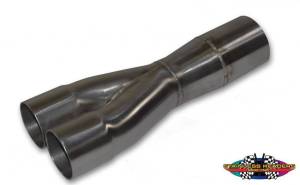 Stainless Headers - 1 1/2" Primary 2 into 1 Performance Merge Collector-16ga Mild Steel - Image 3