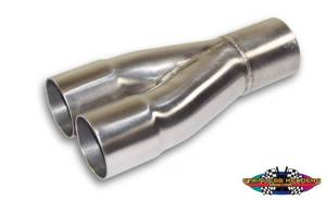 Stainless Headers - 2 3/8" Primary 2 into 1 Performance Merge Collector-16ga 321ss - Image 2