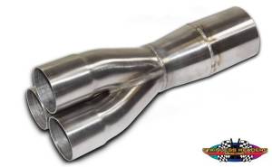 Stainless Headers - 1 1/2" Primary 3 into 1 Performance Merge Collector-16ga 321ss - Image 2