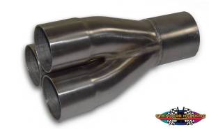 Stainless Headers - 1 1/2" Primary 3 into 1 Performance Merge Collector-16ga Mild Steel - Image 2