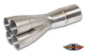 Stainless Headers - 1 1/2" Primary 4 into 1 Performance Merge Collector-16ga 304ss - Image 3