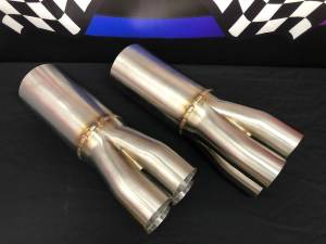 Stainless Headers - 2 3/4" Primary 4 into 1 Performance Merge Collector-16ga 304ss - Image 1