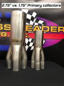 Stainless Headers - 2 3/4" Primary 4 into 1 Performance Merge Collector-16ga 304ss - Image 2