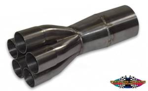 Stainless Headers - 1 1/2" Primary 5 into 1 Performance Merge Collector-16ga Mild Steel - Image 3