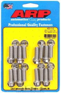 ARP 400-1110: 3/8" x 1" Long Stainless Header Bolts (16)
