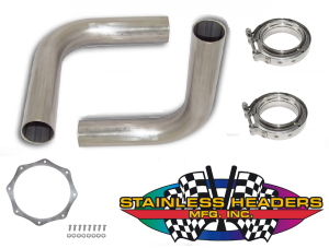 3 1/2" Stainless Steel Bullhorn Kit