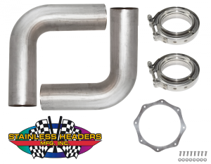 Stainless Headers - 4" Stainless Steel Bullhorn Kit - Image 1