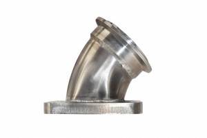 Stainless Headers - T3 Turbo Flange 45 Degree Stainless Turbo Elbow - Image 1