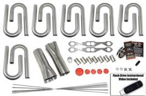 Stainless Headers - Small Block Chevy Square Port Custom Header Build Kit - Image 1