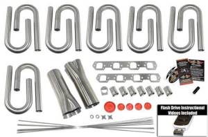Stainless Headers - Small Block Ford- Hi-Port/Twisted Wedge 225 Custom Header Build Kit - Image 1