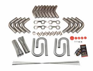 Stainless Headers - Small Block Ford 302/351W Custom Fender Exit Header Build Kit - Image 1