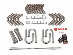 Stainless Headers - Small Block Ford Yates D3 Custom Fender Exit Header Build Kit - Image 1