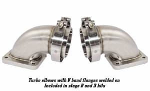 Stainless Headers - Big Block Chevrolet Round Port Custom Turbo Header Build Kit - Image 4