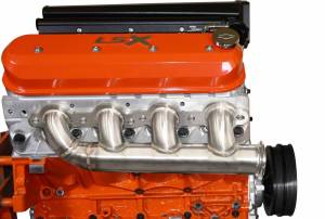Stainless Headers - Chevy LS-Universal Twin Turbo Kit: Straight Exit Manifolds - Image 7