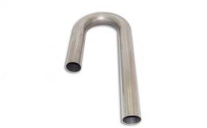 Mild Steel Mandrel Bends - 2 1/4" Mandrel Bends - Stainless Headers - 2 1/4" 180 Degree J-Bend 3" CLR 321 Stainless Steel Mandrel Bend