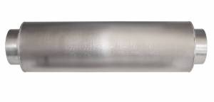 Stainless Headers - Aluminum PowerMuffler- 3.0" Inlet & 4.5" OD Body - Image 2