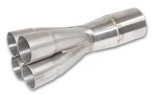 Stainless Headers - 1 1/2" Primary 4 into 1 Performance Merge Collector-CP2 Titanium 0.050" - Image 3